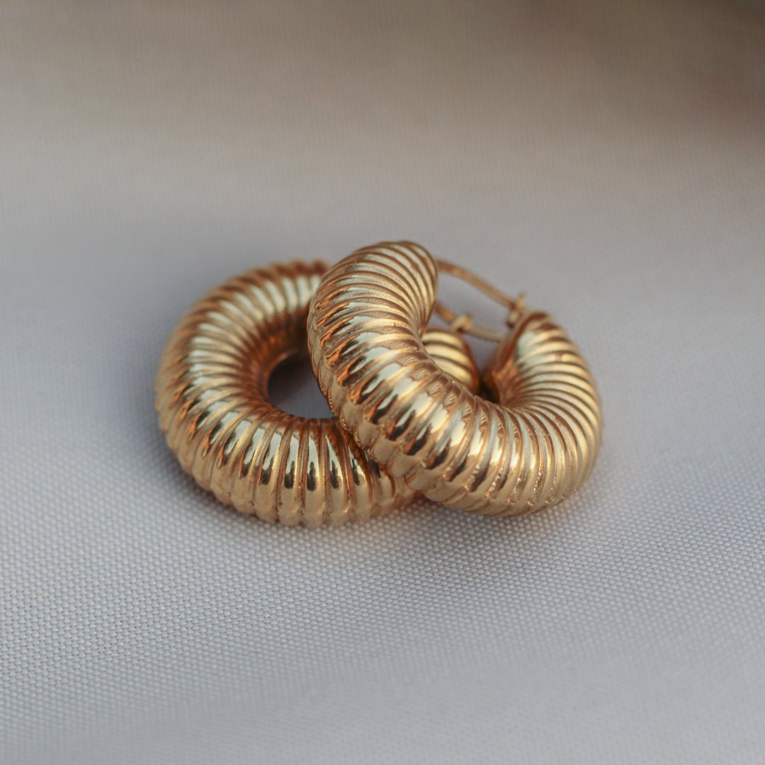 The Chunky Hoops - ORANJOEarrings